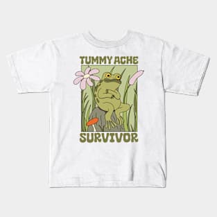 Tummy Ache Survivor Kids T-Shirt